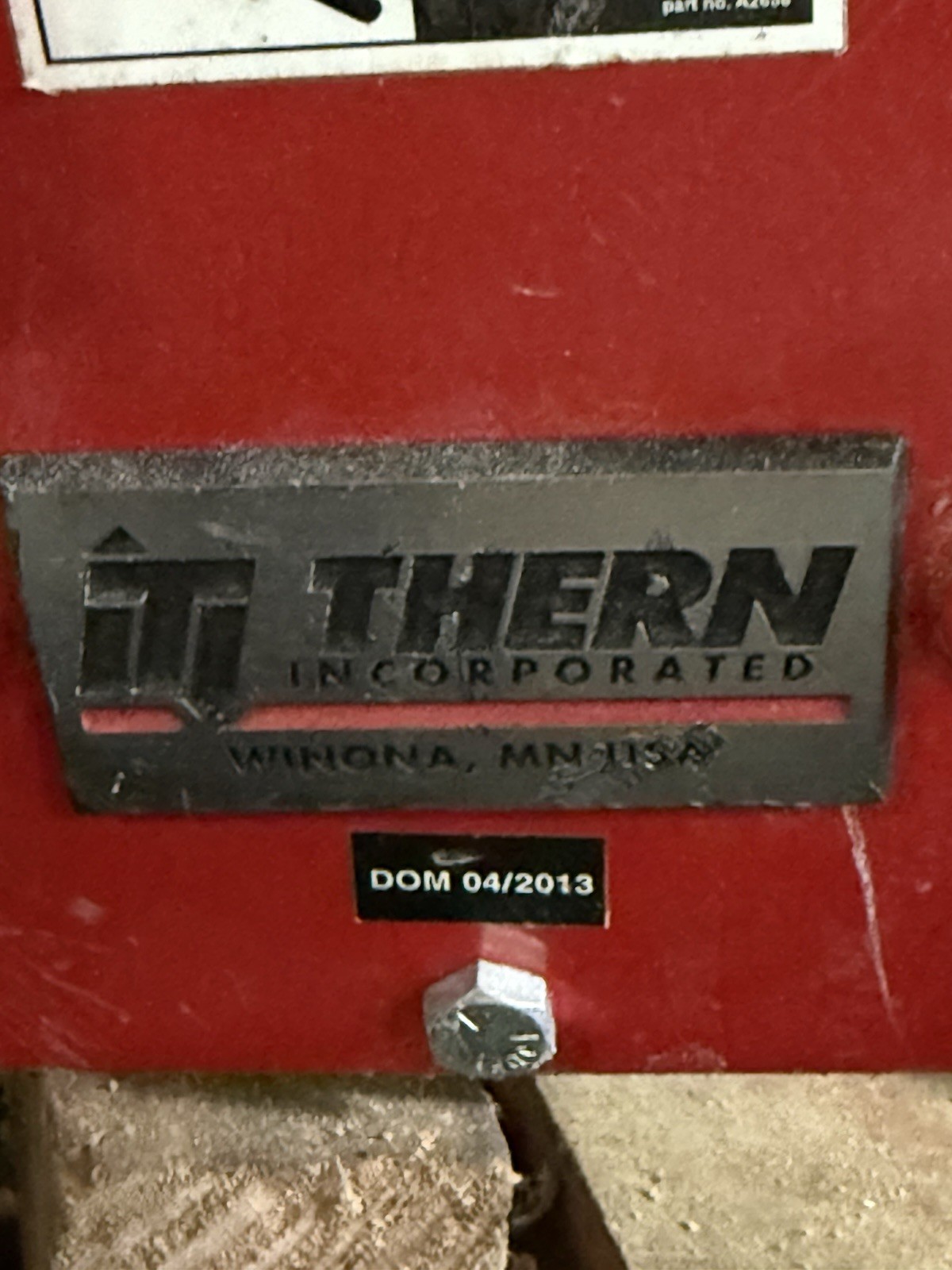 Thern 4WM2 2,000 lb Worm‑Gear Hand Winch w/ Brake (Drill‑Drive Capable)