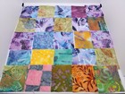 25 PCS BATIK ~ 2.5"X2.5" PRE-CUT QUILT SQUARES CHARM PACK