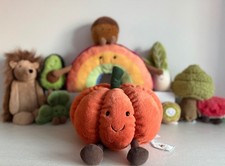 Jellycat Rare Retired Amuseables Pumpkin, Brand New With Tags, Genuine