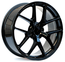 20 Staggered Gloss Black Wheels Rims 5x112 8.59.5 Fitment Euro Performance