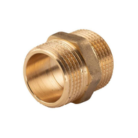 "Messing Gewinde-Fitting Doppelnippel 1\"AG - 1\"AG (Dn 25) - Schwere AusfüHrung"