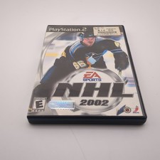 NHL 2002 PlayStation 2 PS2 Video Game EA Sports Hockey Multiplayer CIB Mint Disc