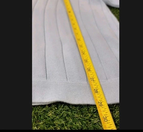 Cárdigan azul claro, talla mediana manchado Foto 4 de 4