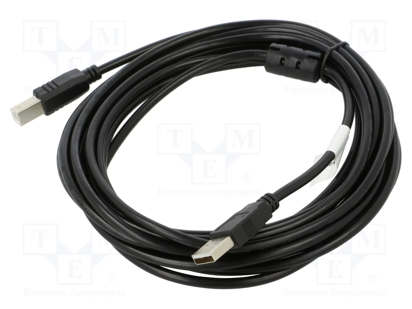 Lanberg Nero Cavo Da Usb-A 2.0 A Usb-B Con Ferrite Maschio/Maschio 5 M - Immagine 3