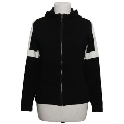 Fusalp, Kapuzenpullover, Größe: S, Schwarz/Weiß, Polyester/Viskose, Karo #0xE