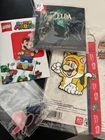 Nintendo / Mario / Zelda / Pokemon pin sets and keychains accessories (LOT)