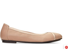 Vionic Women's US 7 Caroll Ballet Flat Taupe Tan Natural