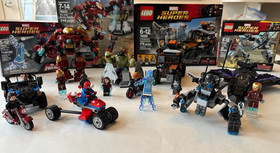 LEGO Marvel Super Heroes-Lot of 5: 76031-76050-76047-76014-76029-COMPLETE-Retire