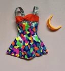 🤍 Barbie 🤍 1995 Vintage Sparkle Beach Fashion Doll Outfit Dress #68314