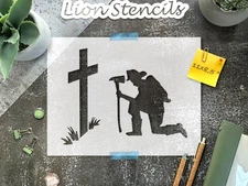 Cross Pattern Wall Art Stencil for Unique Home Decor - StencilAir