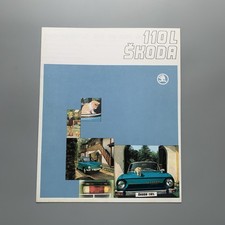 c.1974-77 Skoda S110 L Saloon UK Sales Brochure 16pp Colour