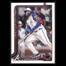 Travis dArnaud #325 2025 Topps Atlanta Braves Baseball Card MLB NM