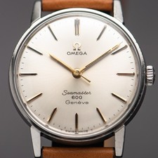 1967 DOUBLE SIGNED OMEGA SEAMASTER 600 GENEVE SUNBURST CAL. 601 REF. 135.011