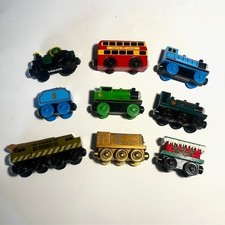 Thomas  Friends LOT of 9 Wooden Train Cars w Limited Edition 60 Year Car