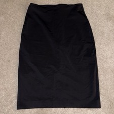 EXPRESS Skirt Sz M Black Stretch Straight Pencil Body Contour