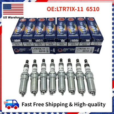 #ad 8PCS Iridium IX Plug Spark Plugs FOR NGK 6510 LTR7IX 11 6510 LTR7IX11 Tune $33.49