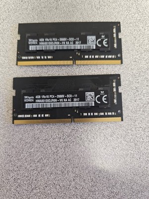 SK Hynix HMA851S6DJR6N-VK 2x 4GB SO-DIMM PC4-2666V SDRAM Ram Memory Imac 2020