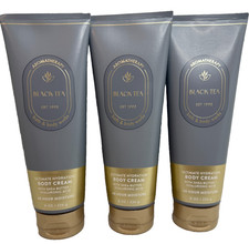 Bath  Body Works Aromatherapy Black Tea Ult Hydration Cream 8 Oz Each 3 Pack