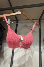 Victoria Secret Bra 32DD Pink Push Up Lace Corset Detail