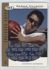 2004 SAGE Hit Authentic Auto Gold /250 Sasha Vujacic #A8 Auto 05fy