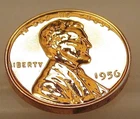 1956 Choice / Gem Proof Lincoln Wheat Cent  Blazing Red Beauty #604 ~ 5