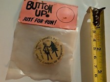Vintage Pin Pinback Button Prince George BC Spruce Capitol Mr Pee Gee Canada