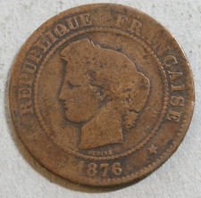 (USA) CERES - 5 centimes 1876 k cote 20 euros en TB DVGM-267