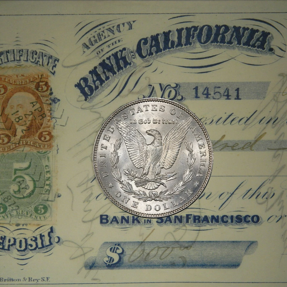 (1) 1878-1904 GEM BU Morgan Silver Dollar ~ From OBW Roll ~ Estate Hoard ~ - Image 4 of 4