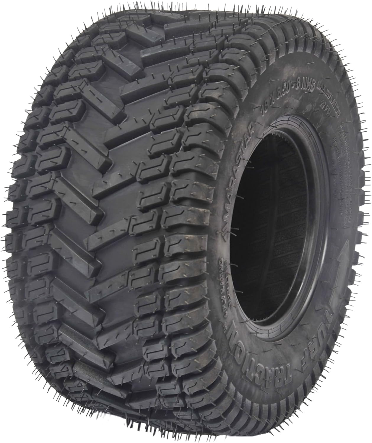 Turf Traction 18X8.50-8 Tire Only for Lawn Mowers and Golf Carts, 4 Ply Rating,