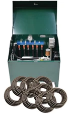 Deluxe Rotary Vane Pond Aeration 1 HP System with Quick Sink Tubing