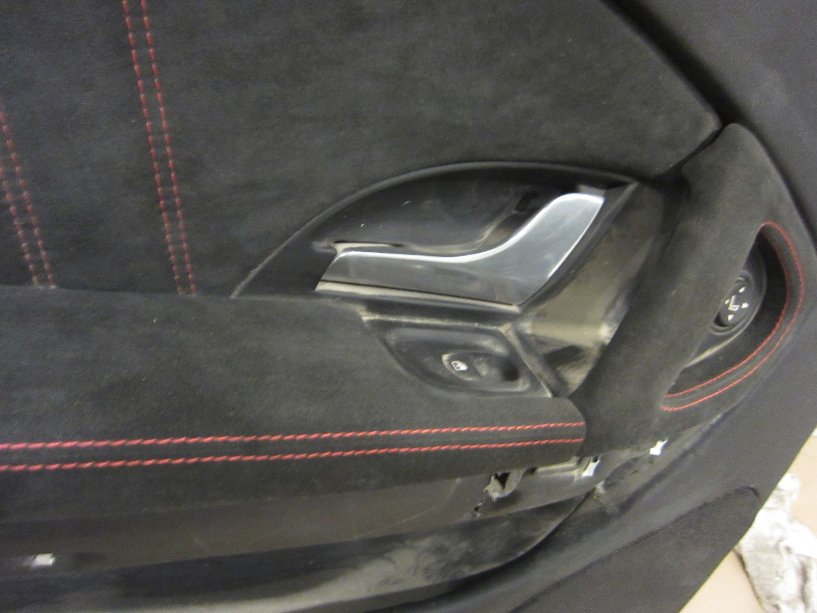 Maserati Quattroporte - LH Rear Interior Door Panel.Alcantara -  Part # 66939800