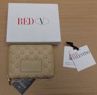 Red Valentino Zipped Continental Wallet Purse>bnib>genuine>£350+>leather>beige Red Valentino Zipped Continental Wallet Purse>bnib>genuine>£350+>leather>beige