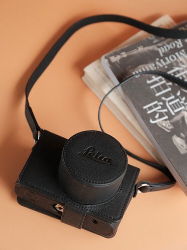Leather Camera Bag Case For Leica D-LUX8 Dlux8 Genuine Protect Cover Belt Strap - Picture 8 of 29
