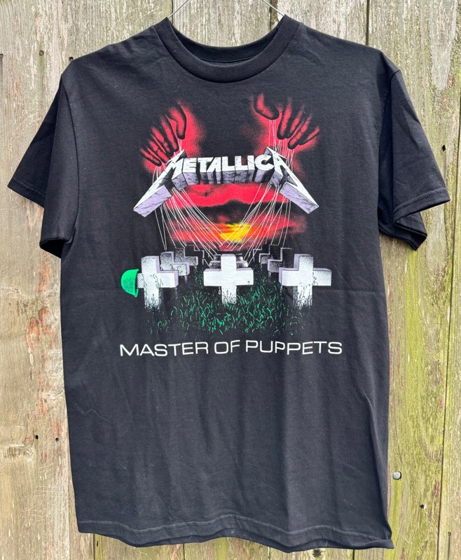 METALLICA Master of Puppets Shirt licensed merch LA heavy metal thrash