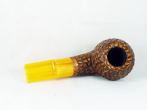 briar pipe Volkan chubby nosewarmer rustic pfeife handmade italy - Picture 4 of 8