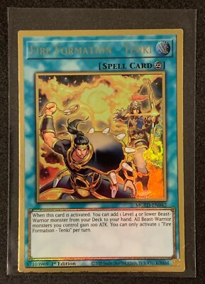 Feuerformation - Tenki | MGED-DE042 | Premium Gold Rare | 1. Auflage | YuGiOh