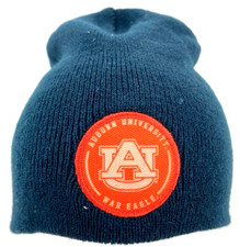 NEW AU Auburn Tigers War Eagle Zephyr Winter Knit Beanie Hat Cap Navy Blue OSFM