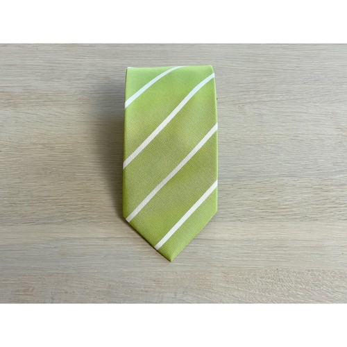 Corbata de seda verde, hecha en Finlandia, corbata a rayas diagonales, Matex Andre Lauri - Imagen 6 de 9