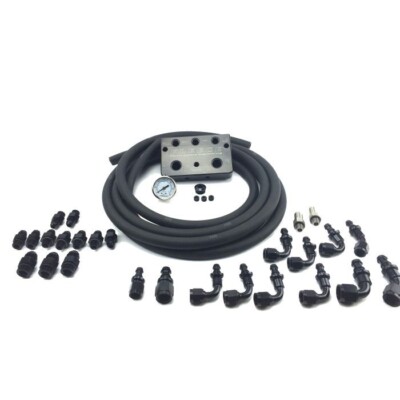 Fleece Regulated Return Fuel Distribution Block For 07.5-18 Dodge Ram Cummins