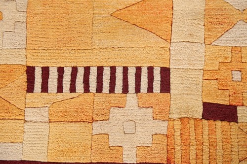 Exquisite Nepalese Indian Wool Rug Bedroom 6x8 ft Red Carpet - Picture 10 of 22