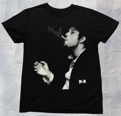 Tom Waits Smoking T-Shirt - Premiumqualität