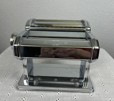 Marcato Atlas Deluxe 150 Manual Crank Pasta Machine Noodle Maker Italy NO CRANK