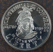 1989-S Congress Bicentennial Proof Half Dollar US Mint Clad Coin Commemorative