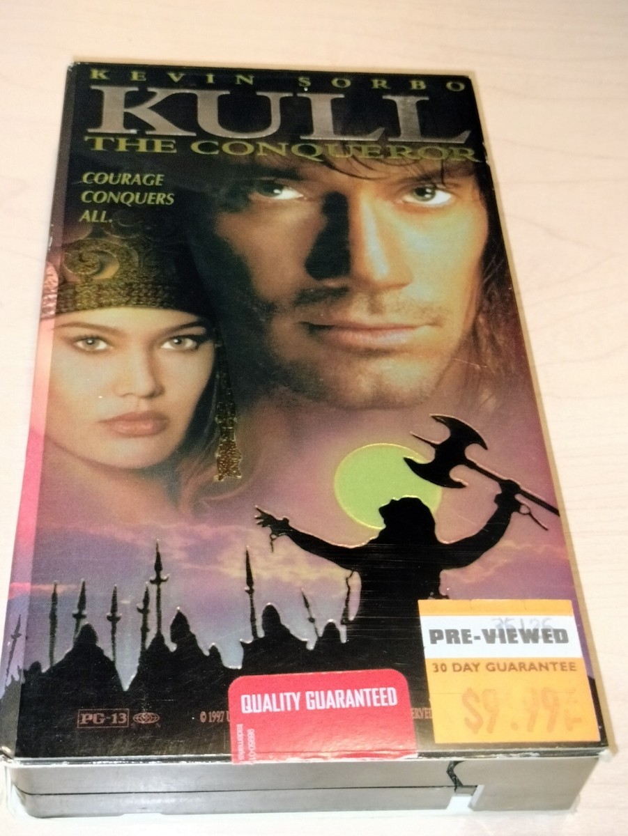 Kull the Conqueror (VHS, 1998) Kevin Sorbo Tia Carrere 96898335737
