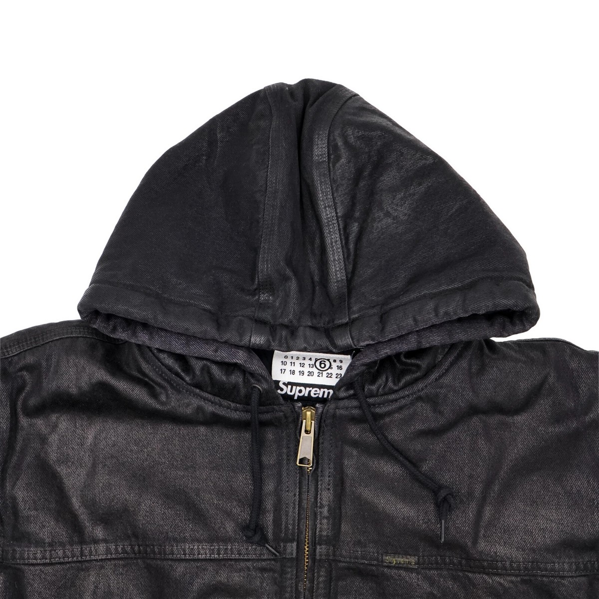Supreme x MM6 Maison Margiela Foil Hooded Work Jacket Black