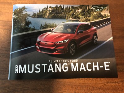 2022 FORD MUSTANG MACH-E 32-page Original Dealer Brochure