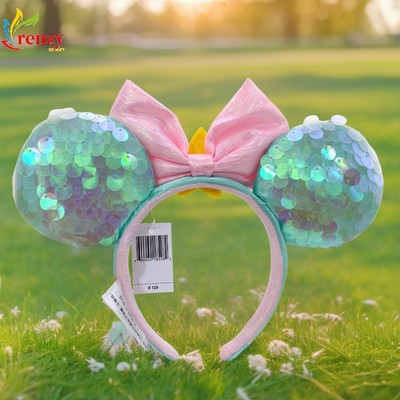 Disney Parks Clamshell SHDR Minnie Ears Mermaid Ariel Green  display picture 1