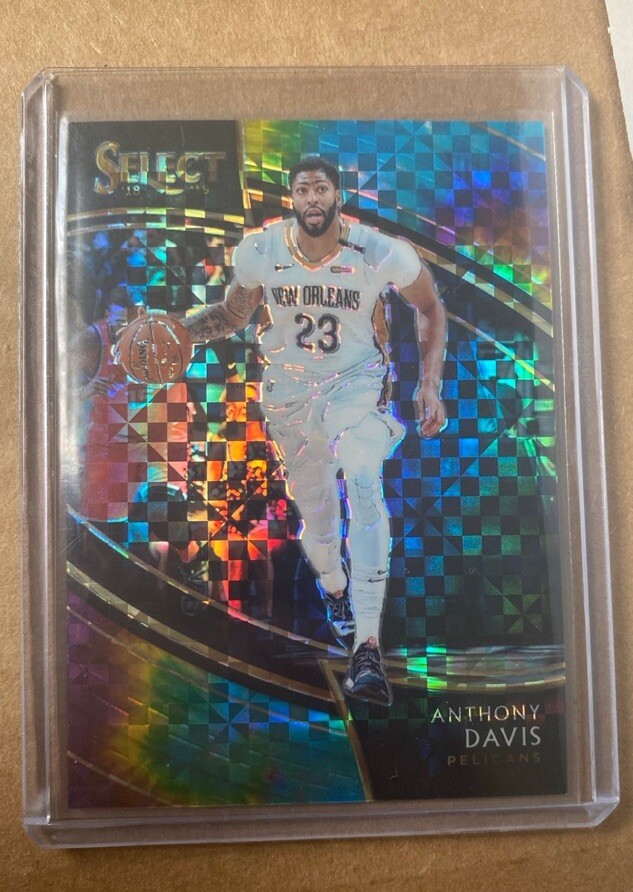 2018-19 Select Anthony Davis Courtside Tie Dye /25 Clean SSP Lakers Basketball