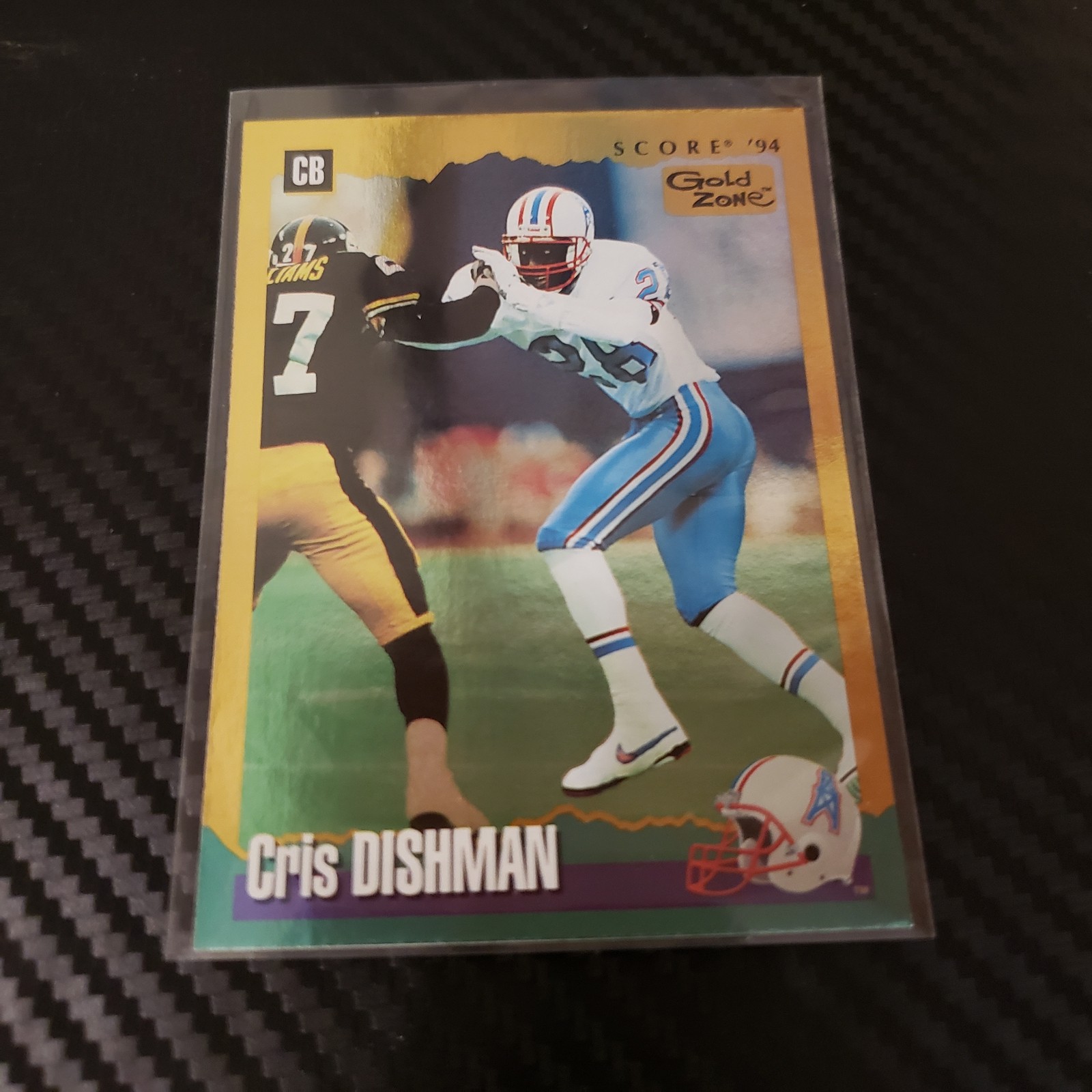 Cris Dishman #69 1994 Score Houston Oilers Gold Zone