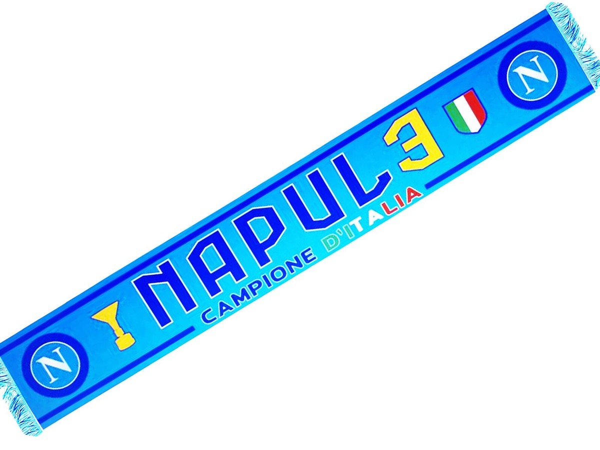 Écharpe Napoli Double Face - Maradona - Scarf Football - Supporteur